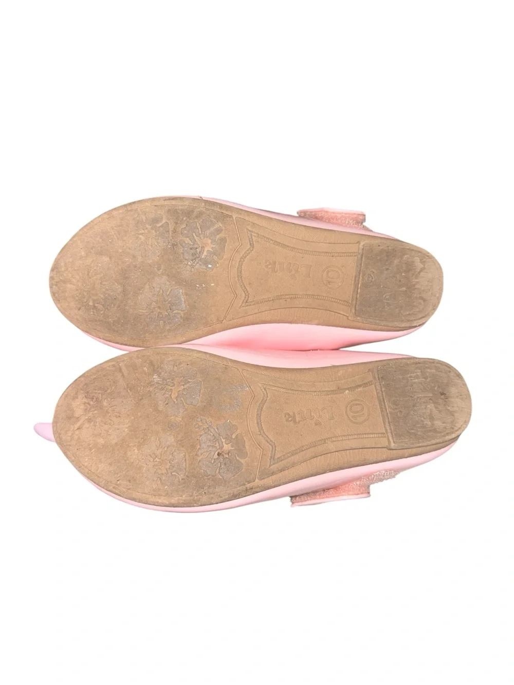 Girls' Pink Sparkle Bow Mary Jane Shoes Size 10